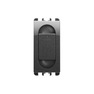 Portafusibile, 1 Modulo, 1P 10A 250Vac Per Fusibili 5X20Mm, Nea, Acciaio Scuro URMET 10500AC