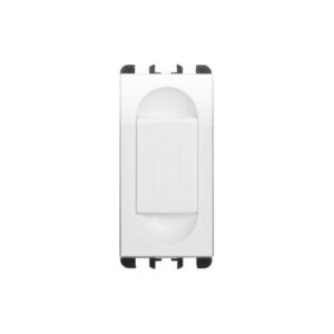 Portafusibile, 1 Modulo, 1P 10A 250Vac Per Fusibili 5X20Mm, Nea, Bianco Ghiaccio URMET 10500BG
