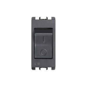 Interruttore Mccb, 1 Modulo, 1P+N C 10A, Nea, Antracite URMET 10505/10