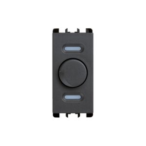 Dimmer Rotativo E Deviatore Push-Push Per Carichi Resistivi, 1 Modulo, 230Vac, Nea, Antracite URMET 10533