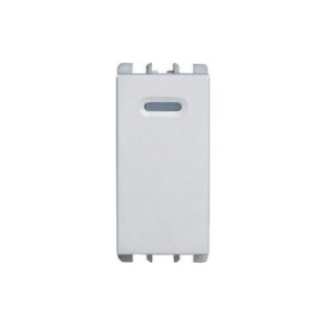 Dimmer A Pulsante Per Carichi Resistivi E Induttivi, 1 Modulo, 60-500Va, 230Vac, Nea, Triac, Bianco URMET 10550.B