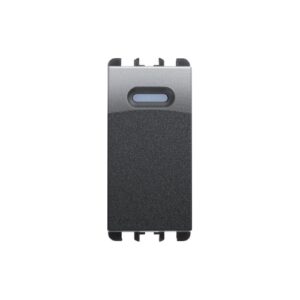 Dimmer A Pulsante Per Carichi Resistivi E Induttivi, 1 Modulo, 60-500Va, 230Vac, Nea, Triac, Acciaio Scuro URMET 10550AC