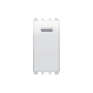Dimmer A Pulsante Per Carichi Resistivi E Induttivi 1 Modulo, 60-500Va, 230Vac Nea Triac Bianco Ghiaccio URMET 10550BG