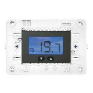 Termostato Elettronico Digitale, Con Supporto 3 Moduli, Per Scatola 503, 230V, Nea, Nea, Antracite URMET 10612