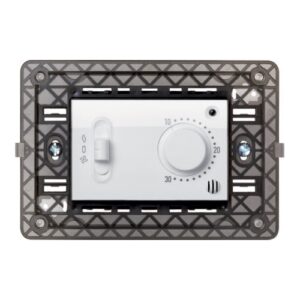 Termostato Elettronico, Con Supporto 3 Moduli, Per Scatola 503, 230V, Nea, Bianco Ghiaccio URMET 10611BG