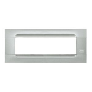 Placca 7 Moduli, Kàdra, Monochrome, Serie Metallizzata, Argento URMET 10807.AR