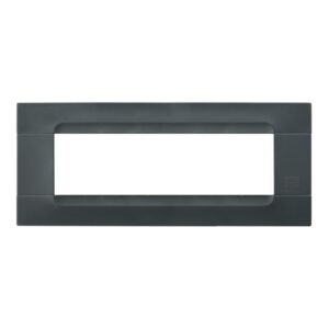 Placca 7 Moduli, Kàdra, Monochrome, Tecnopolimero, Nero Auckland URMET 10807.04