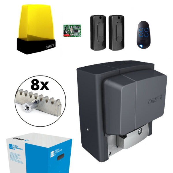 Kit Automazione Cancello Scorrevole Came 800Kg 230V U2313 - Cremagliera Zincata