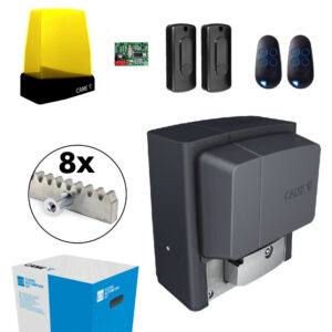 Kit Automazione Cancello Scorrevole Came 400Kg 230V U2923 - Cremagliera Zincata