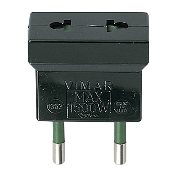 Adattatore S10 - Usa+Eu Nero VIMAR 01352
