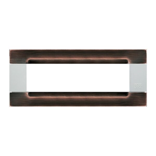 Placca Metallo Rame Spazzolato 7 Moduli URMET 10907.B.82