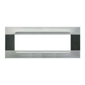 Placca Metallo Nickel Acciaio 7 Moduli URMET 10907.91