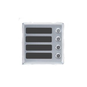 Modulo 4 Pulsanti Per Posto Esterno Telefonico, Sinthesi S2 URMET 1148/4