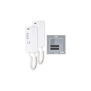 Kit Bifamiliare Audio Con Pulsantiera Sinthesi S2 E Citofono Mìro, Sistema 4+N URMET 1150/302
