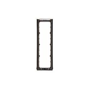 Telaio Portamoduli Con Cornice, Sinthesi Steel, 1 Fila 4 Moduli URMET 1158/64