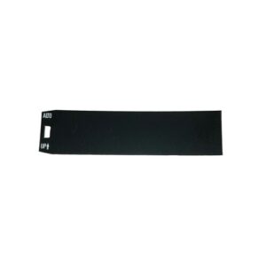 Set 10 Cartellini Portanome, Alpha, Pulsante Singolo Nero URMET 1168/100