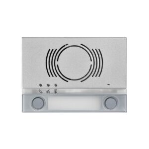 Frontale Per Posto Esterno Audio, 2 Pulsanti, Alpha, Grigio URMET 1168/132G