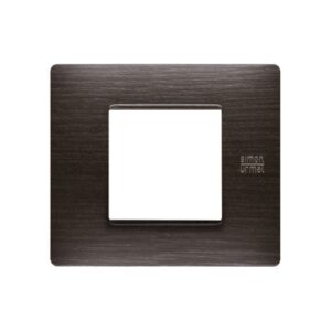 Placca 2 Moduli, Flexa, Tecnopolimero, Wengè URMET 11802.WE