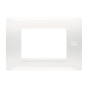 Placca 3 Moduli, Flexa, Tecnopolimero, Bianco Ghiaccio URMET 11803.BG