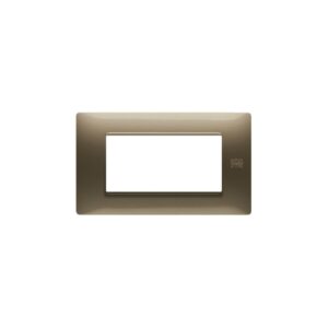 Placca 4 Moduli, Flexa, Tecnopolimero, Bronzo URMET 11804.BR