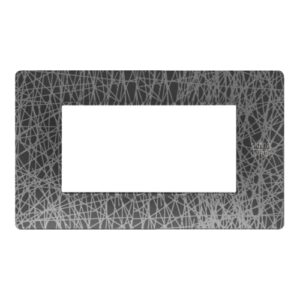 Placca 4 Moduli, Flexa, Tecnopolimero, Net URMET 11804.NT