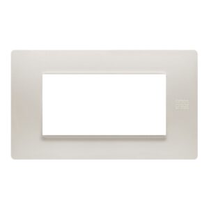 Placca 4 Moduli, Flexa, Tecnopolimero, Polvere URMET 11804.PV
