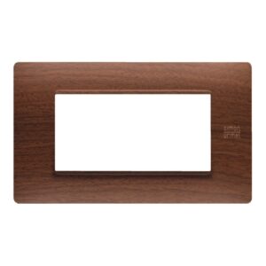 Placca 4 Moduli, Flexa, Tecnopolimero, Rovere URMET 11804.RV