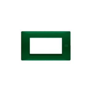 Placca 4 Moduli, Flexa, Tecnopolimero, Verde URMET 11804.VR