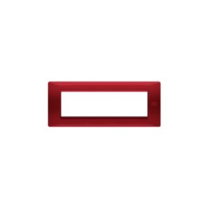 Placca 7 Moduli, Flexa, Tecnopolimero, Rosso URMET 11807.RS