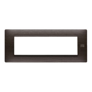 Placca 7 Moduli, Flexa, Tecnopolimero, Wengè URMET 11807.WE