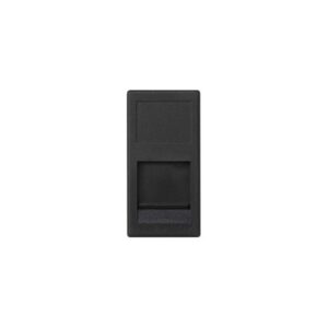 Frontalino Con 1 Portello Antipolvere, Attacco Keystone, 1 Modulo, Antracite URMET 12100/A76-14