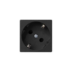 Presa Tedesca, 2P+T 16A-250V, 2 Moduli, Antracite URMET 12100/1-14