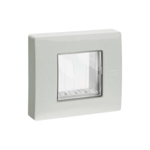 Coperchio Protetto, 2 Moduli, Grigio Ral 7035, Ip55, Nea URMET 12512.GR