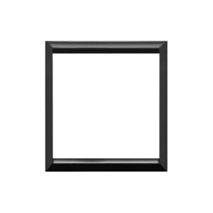 Cornice 2 Moduli, Expì, Per Placca In Vetro E Alluminio, Nero Lucido URMET 13000VAN/2