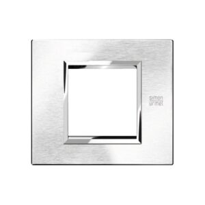 Placca 2 Moduli, Expì, Alluminio, Cromo Spazzolato URMET 13902.CS