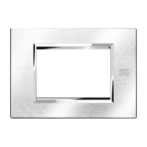 Placca 3 Moduli, Expì, Alluminio, Satinato URMET 13903.AS