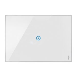 Placca 3 Moduli, 1 Simbolo, Expì Touch, Vetro, Bianco Neve URMET 14013.BN
