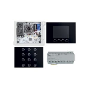 Kit Base Impianto Video, Alpha, Tastiera E Display Con Rubrica, Sistema 2Voice URMET 1783/733
