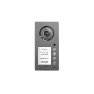 Pulsantiera Antivandalo Video, Mikra Plus, Con Display A Colori Fino A 4 Utenti, Sistema 2 Voice URMET 1784/3