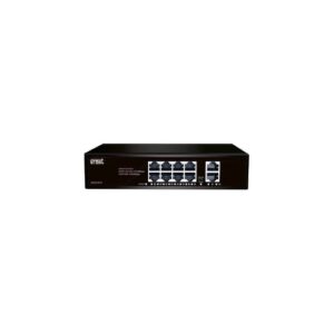 Switch 8 Porte Poe 10/100/1000 + 2 Uplink Serie Backbone URMET 3000/451
