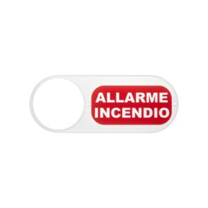 Pannello In Plexiglass Allarme Incendio ELKRON PLEXI 80FH6800123
