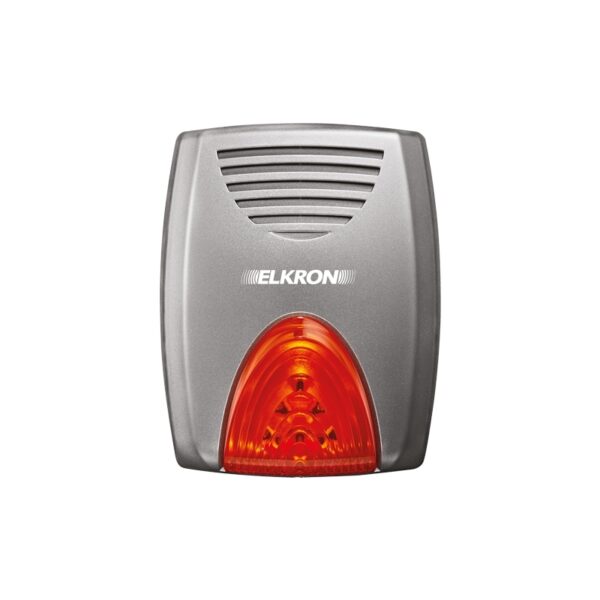 Coperchio Per Sirena Da Esterno Di Colore Grigio Metallizzato ELKRON CP800-G 80HP1L10111