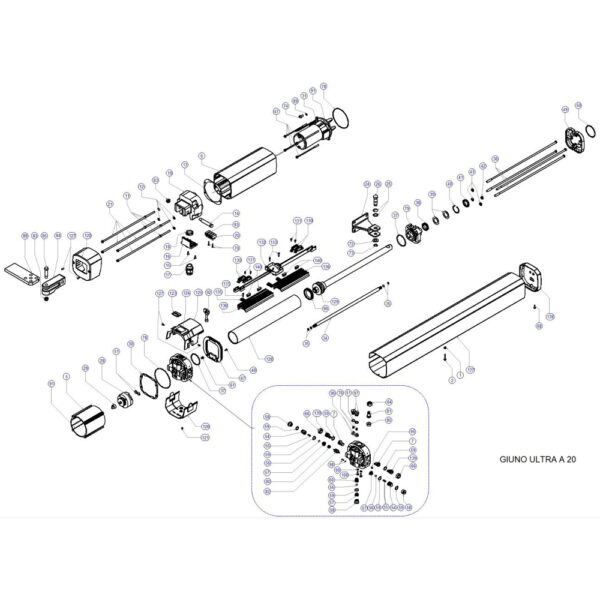 Sp Testata Distribuzione Giuno BFT Ricambio Originale I200047 10001 2601399