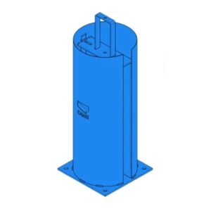 Telaio Pilastro Cat-I Ral 7024 CAME Ricambio Originale 88003-0178
