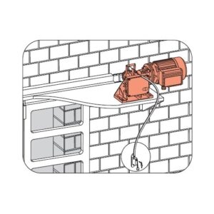 Kit Automazione Per Portoni a Libro e Porte Sezionali Mec 200 Lb FADINI 295L