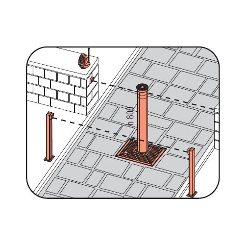 Dissuasore Completo Automatico A Scomparsa Coral 1080 FADINI 1085L Dissuasore Completo Automatico A Scomparsa Coral 1080 FADINI 1085L