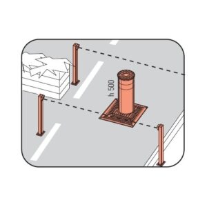 Dissuasore Completo Automatico A Scomparsa Vigilo 2250 FADINI 2260L