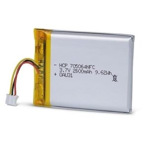 Batteria Li-Ion 2,7Ah 3,7V Per Bgs220 B3G220 BENTEL LIB2A6 Allarme Antifurto Antintrusione