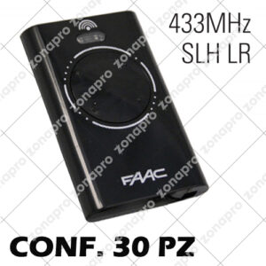 Trasmittente Telecomando 4 Canali Nera FAAC XT4 433 SLH LR 7870081 Conf. 30PZ