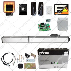 FAAC KIT 400 CBC - CBAC Automazione Cancello a Battente Idraulico 2,2mt Per Anta